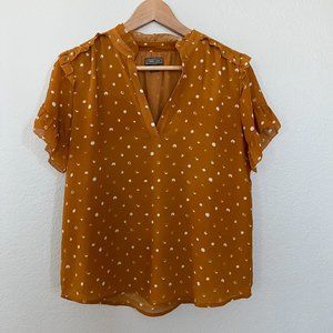 J.Crew | Point Sur short-sleeve ruffle top